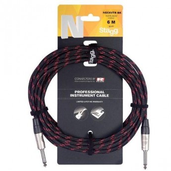 Шнур Jack-Jack STAGG NGC6VTR BK 101188 Шнур Jack-Jack STAGG NGC6VTR BK 101188